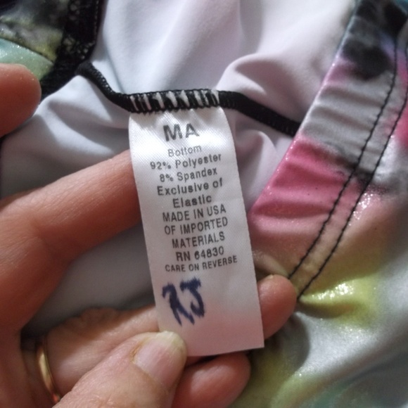 Weissman Graffiti Art Dance Pants Leggings M Adult - Picture 4 of 4